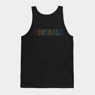 Graphic Obstacle Lovely Name Flowers Retro Classic Styles Tank Top